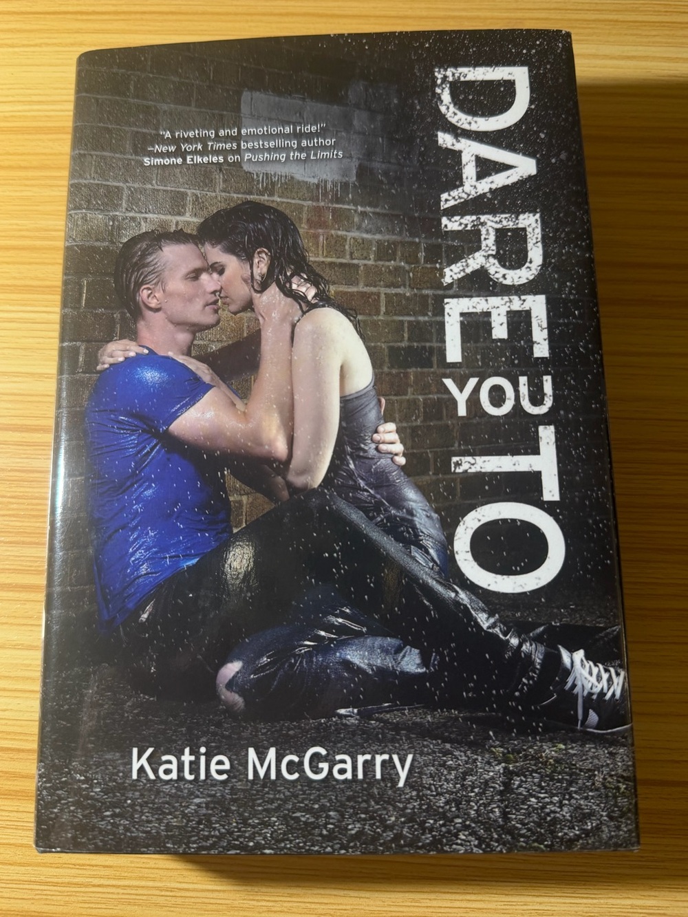 Dare You To by Katie McGarry - Black & Blue Cover
